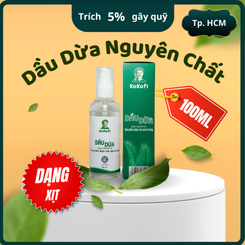 Dầu Dừa Nguyên Chất 100ML (Dạng Xịt)